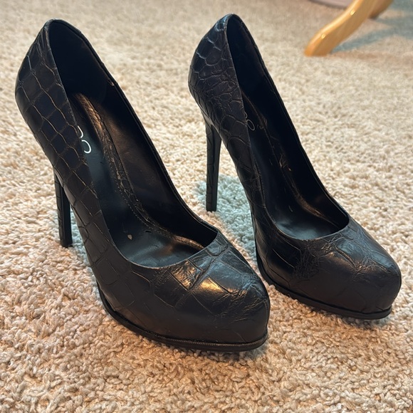 Aldo platform croc print heel - Picture 2 of 6